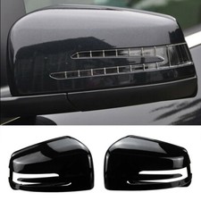 Glanz Schwarz Spiegelkappen Gehäuse Für Benz C E S Klasse W212 W204 W221 09-13 e