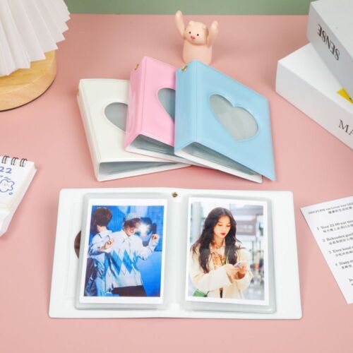 Photocards Collect Hollow Heart Album Photo Storage Book 3 inch Photo Album - Picture 1 of 15