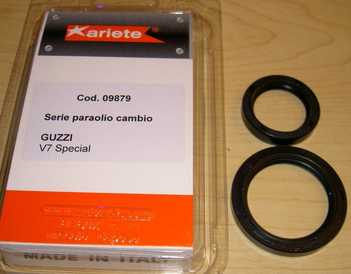 1970's Moto Guzzi V7 Special 750cc gearbox seal kit 09879 made in