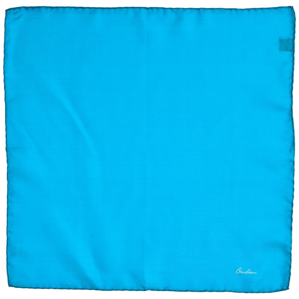 4 pañuelos cuadrados de bolsillo Corneliani diferentes para hombre 100 % seda regalo para él nuevo con etiquetas Foto 2 de 4