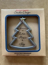 Christmas Collectible Ornament with Fine European Crystal