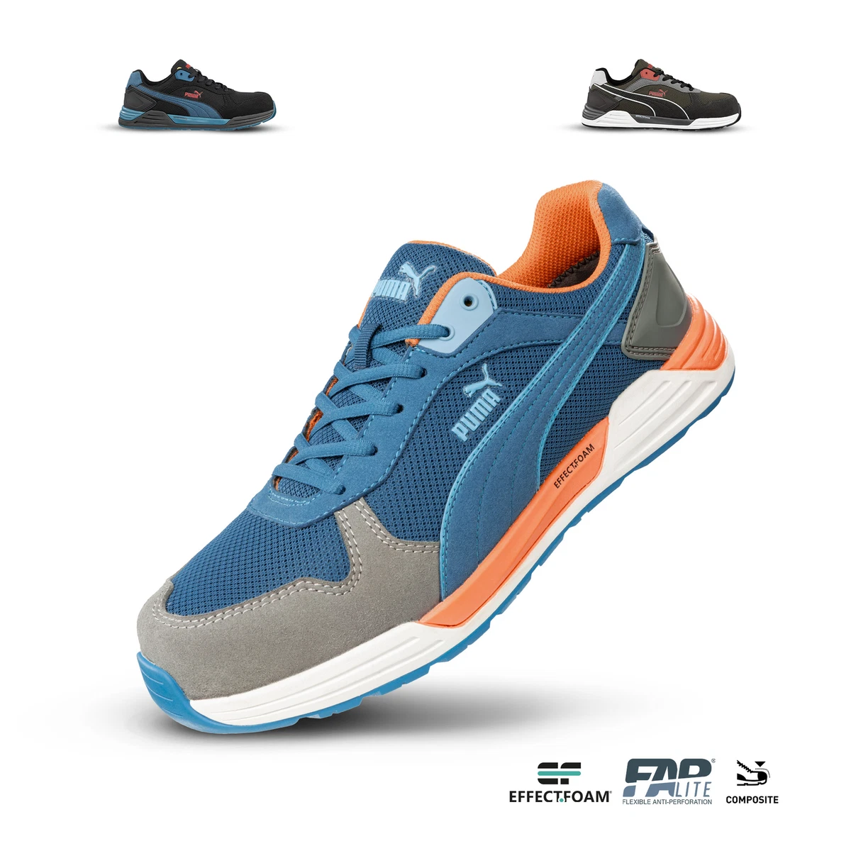 PUMA SAFETY Frontside LOW S1P ESD Sicherheitsschuhe Arbeitsschuhe 