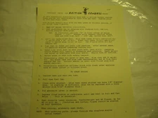 1955-73 British Seagull owners book 102 Forty Minus featherweight century silver