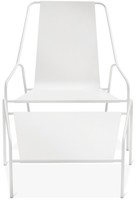 Posture Chair Ottoman Set White Modern Dwell Magazine Sturdy Construction Frame Posture Chair Ottoman Set White Modern Dwell Magazine Sturdy Construction Frame