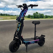 USA Stock 10000W Powerful Electric Scooter 72V 35Ah Dual Motor 13inch Fat Tyre