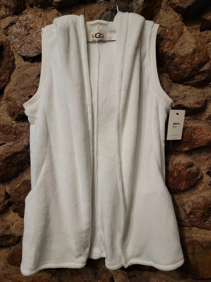 White cardigan vest top