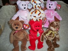 TY  B&auml;renfreunde, Teddyb&auml;ren, Stofftiere, gesamt 6 St&uuml;ck