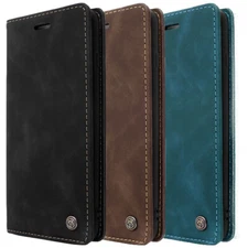 Wallet Leather Flip Stand Case For iPhone 14 13 12 11 Pro Max XS X SE  8 7 Cover