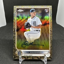 2022 Topps Gilded Collection MATT MANNING Gold Etch Auto /99 Tigers RC Rookie 🔥