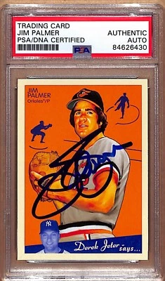 2008 Upper Deck Goudey - Jim Palmer #19 on card autograph Authentic - Image 1 of 2