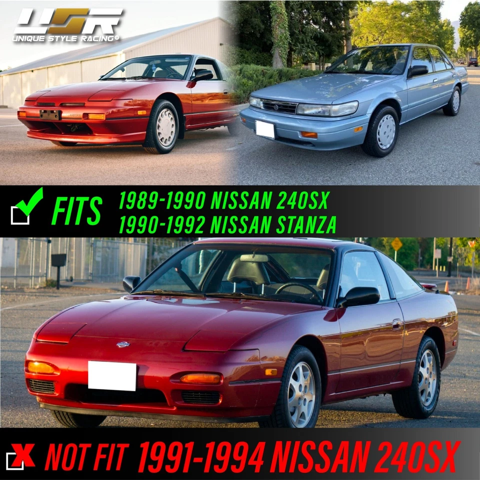 DEPO Clear Bumper Signal Light For 1989-1990 Nissan 240SX S13 / 1990-1992 Stanza — 第 2/4 张图片