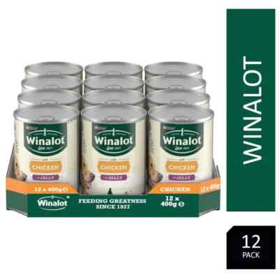 Winalot Wet Dog Food with Chicken in Jelly Adult Dog Food Tinned