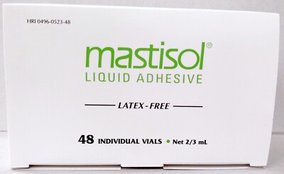 Mastisol Liquid Adhesive 2/3mL Vials 0496-0523-48 (BOX/48) 2027/05/31
