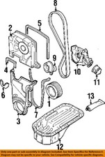 HYUNDAI OEM 94-02 Accent Engine Parts-Timing Cover Gasket 2135022001