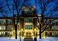 Dempsey Hall, University of WI, Oshkosk Postcard
