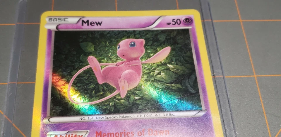 Mew 29/124 Holo Bleed Misprint ERROR Pokemon XY Fates Collide Rare Mint - Image 3 of 4