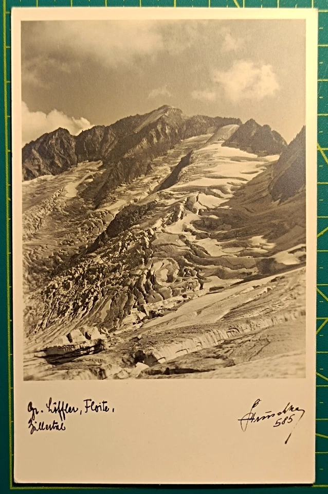 Germany postcard 1942,Floitenkees 2240m,Hans Hruschka Foto#3,official stamp,RARE - Image 3 of 4