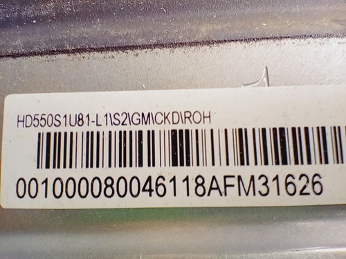 Hisense LED LCD TV Model 55R6000E Good Usable Parts - Picture 11 of 55