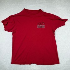 Arkansas Razorbacks Backwoods Hog T Shirt Red Mens Size Large