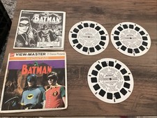 View-Master BATMAN - B492 - 3 Reel Set From 1966 With Storybook