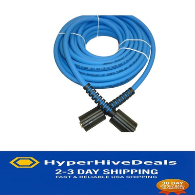 #ad Ultimate UBERFLEX 50#x27; Pressure Washer Hose Kink Resistant 3100 PSI 1 4quot; Size $106.99