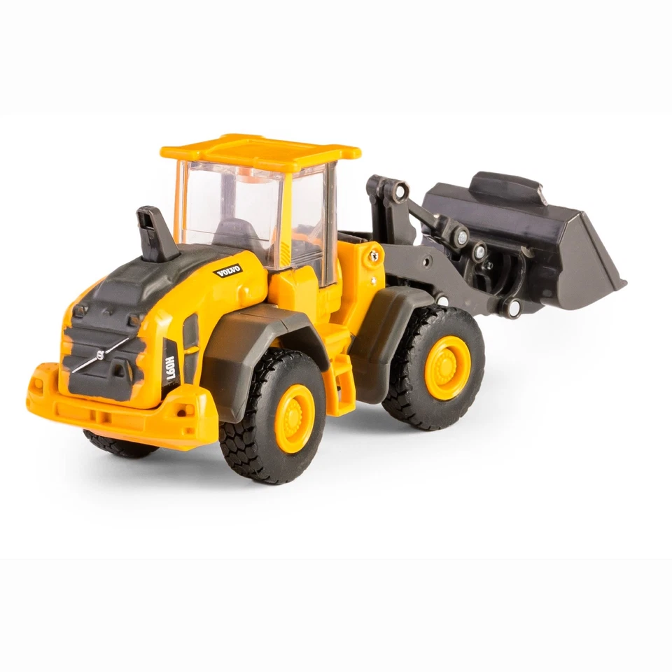 NEW RAY VOLVO L60H FRONT LOADER YELLOW DIE CAST MODEL NEW IN BOX 13cm - Image 3 of 4