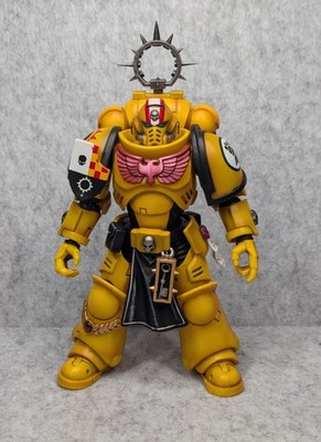 Custom JOYTOY Warhammer 40k Space Marine Imperial Fists Primaris Lieutenant