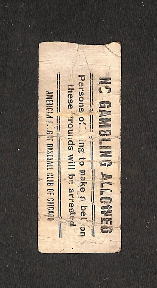 JULY 4, 1934 ST. LOUIS BROWNS @ CHICAGO WHITE SOX TICKET STUB - Image 2 of 2