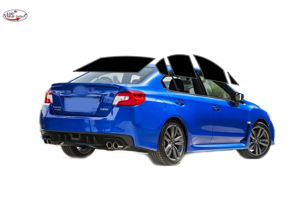 Kit de película de tinte de ventana de 2 capas precortada personalizada computarizada para Subaru Impreza sedán Foto 2 de 4