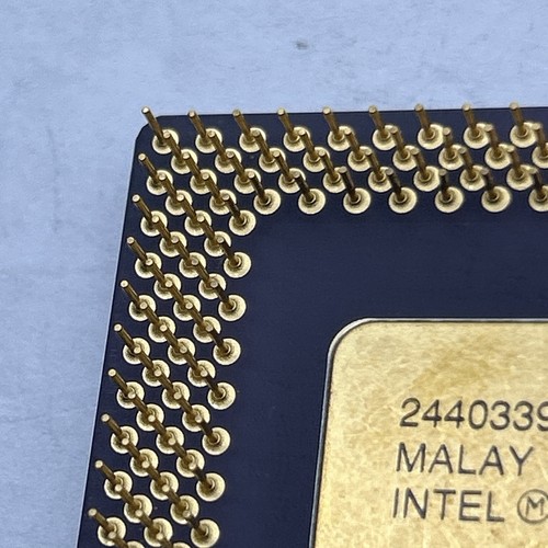 Intel Pentium 90 Mhz CPU 1992 P90 A80502-90 Gold Top Prozessor SX957 N/L - Bild 6 von 10