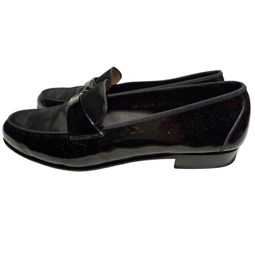 Salvatore Ferragamo Dean Patent Leather Tuxedo Shoes size 13ee - Picture 11 of 12