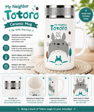 My Neighbor Totoro Ceramic Travel Mug with Li...