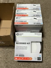 Commercial Electric 6 Inch LED Recessed Light Soft White 3000K 650 Lm (4 Pack)