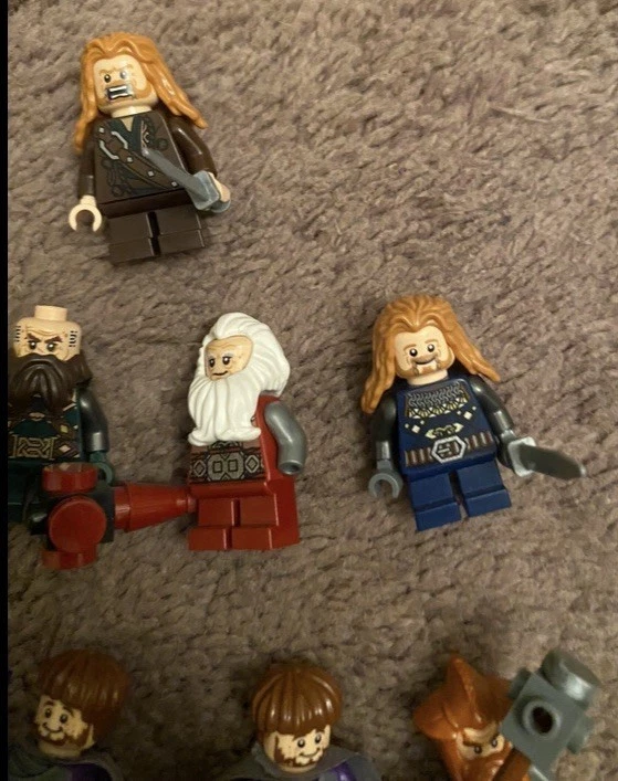 Lego Lord Of The Rings Hobbit LOTR Dwarves Minifigure Lot From Sets 79018 79010 - Image 3 of 4