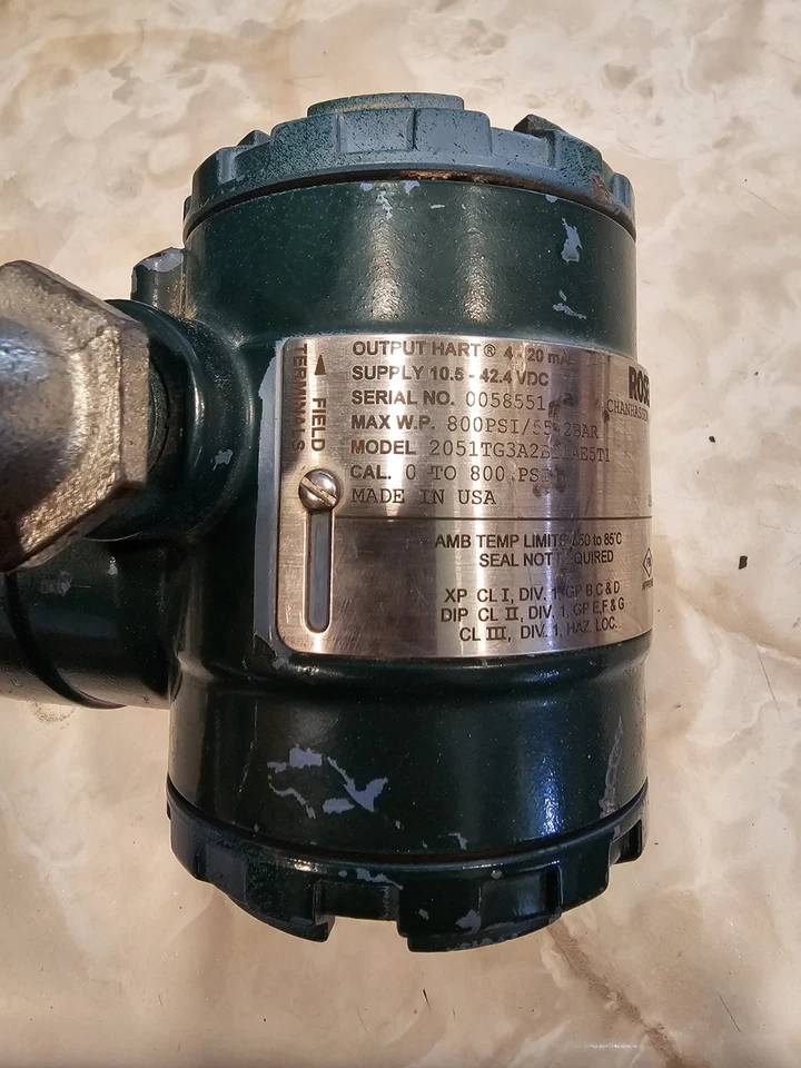 Rosemount 2051TG3A2B21AEST1 Pressure Transmitters, Hart 4-20ma, 1/2 Connection - Image 2 of 4