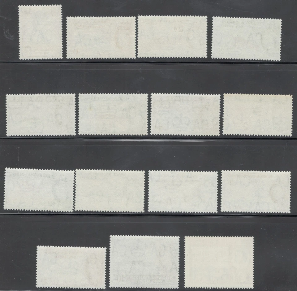 Turks & Caicos Islands Mint NH Sc# 121/135 SG# 237/250 fish set fauna 1957-1960 - Image 2 of 2