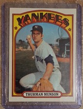 THURMAN MUNSON - Topps 1972 #441 New York Yankees Baseball Card