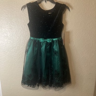 green emerald velvet dress Pre-Order - Vacation Dress in Vintage Green Roses