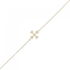 Authentic K10YG Heart Diamond Bracelet  #260-007-346-6406