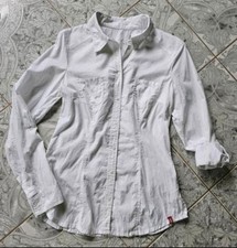 Edc by Esprit Longbluse/Tunika *Langarm in Weiß Farbe Gr.L Neuwertig 