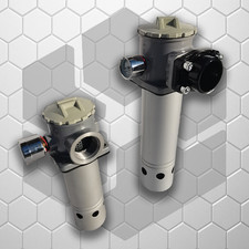 HEXRING Side-Mounted Suction Oil Filter, XB-160-100, 42 gpm, 100µm