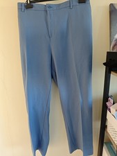 Farah Jonah Golf Trousers 48" Waist 27" Leg Blue Grey