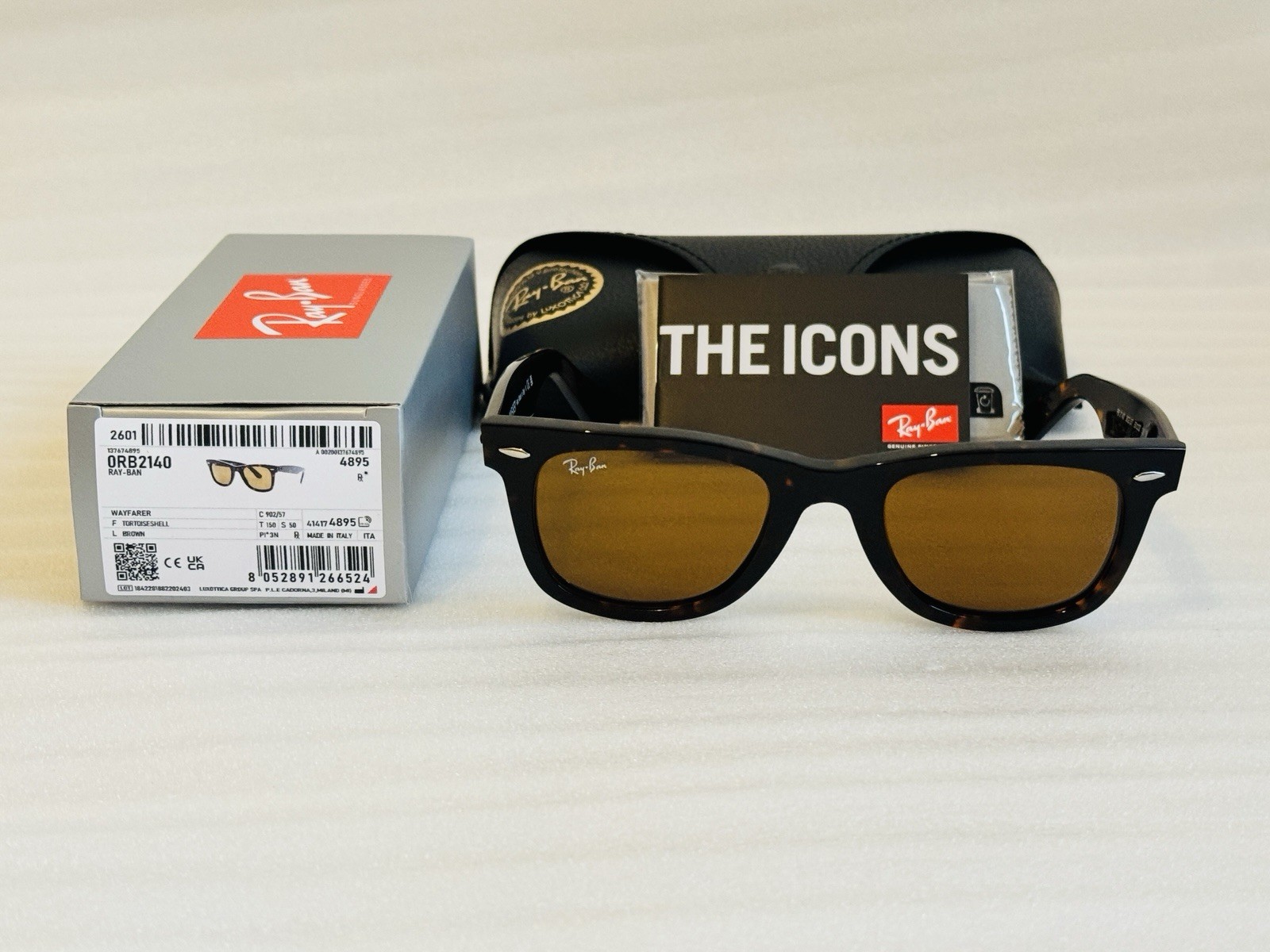 Ray-Ban Original Wayfarer Classic Tortoise/Brown Sunglasses