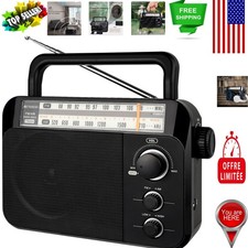 Effortless Listening: Battery and AC Operated FM Radio for Seniors Travelers