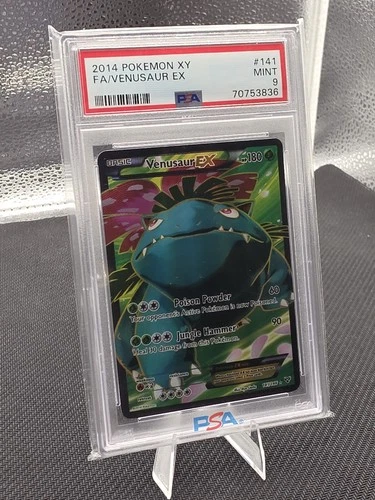 Pokemon 2014 XY Venusaur EX Full Art 141 PSA 9 Mint