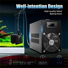 60L Aquarium Inline Chiller Cooled Unit Fish Shrimp Tank Water Cooling Machine