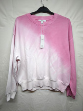 M S womens/ladies cotton rich pink mix jumper size S new with tag