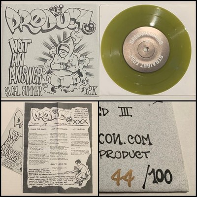 PRODUCT Not An Answer EP 7  Vinyl #d/100-By All Means Capitan Pizza No More Fear