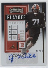 2020 Panini Contenders Rookie Playoff Ticket 48/99 Jedrick Wills #157 Auto 19l7