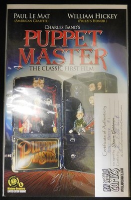 PUPPET MASTER 1 ACTION LAB POSTER VARIANT COMIC SIGNED SHAWN GABBORIN 2015 VF/NM